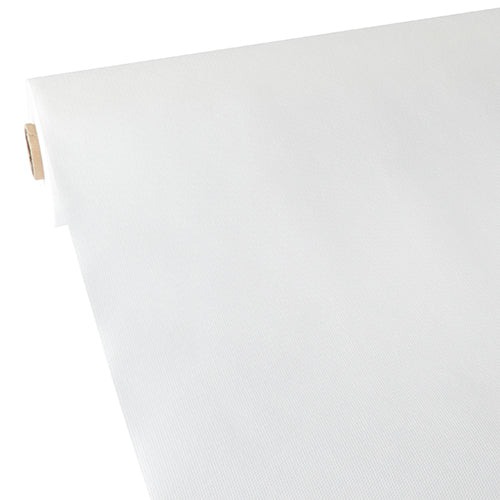 Papstar 3x Tischdecke, stoffähnlich, Vlies "soft selection" 40 m x 1,18 m weiss