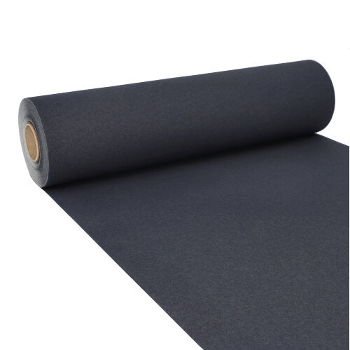 Papstar 4x Tischläufer, Tissue "ROYAL Collection" 24 m x 40 cm schwarz