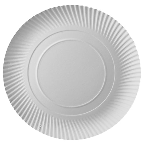 Papstar 10x 10 Teller, Pappe "pure" rund Ø 32 cm · 2 cm weiss