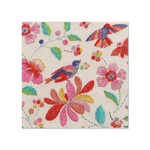 Papstar 280 Servietten, 3-lagig 1/4-Falz 25 cm x 25 cm "Brasil"