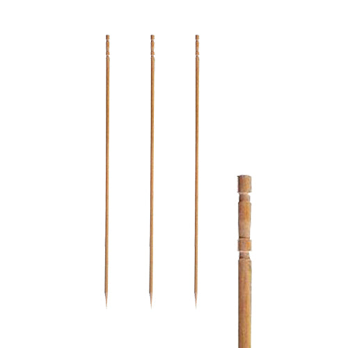 Papstar 12x 500 Fingerfood - Picker "pure" 15 cm gedrechselt