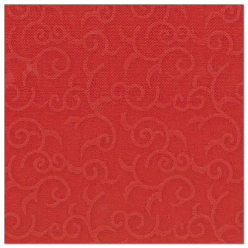 Papstar 250 Servietten "ROYAL Collection" 1/4-Falz 40 cm x 40 cm rot "Casali"