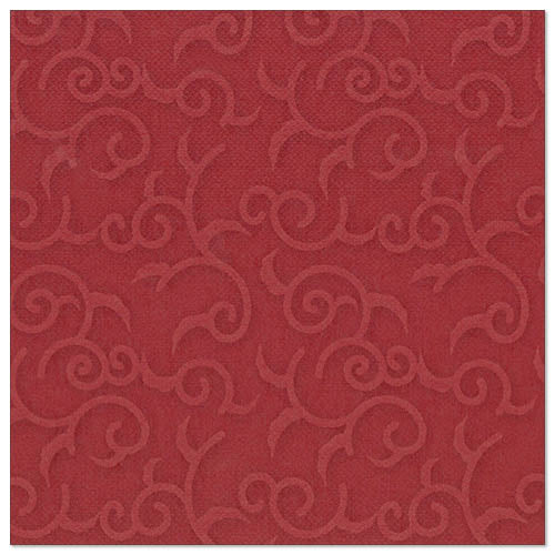 Papstar 250 Servietten "ROYAL Collection" 1/4-Falz 40 cm x 40 cm bordeaux "Casali"