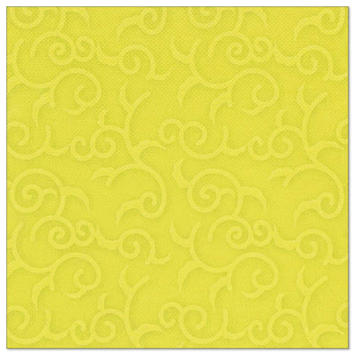 Papstar 250 Servietten "ROYAL Collection" 1/4-Falz 40 cm x 40 cm limonengrün "Casali"