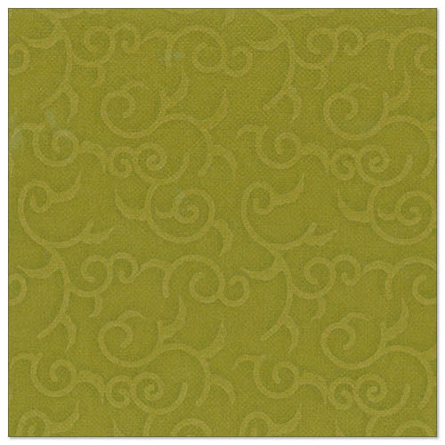 Papstar 250 Servietten "ROYAL Collection" 1/4-Falz 40 cm x 40 cm olivgrün "Casali"