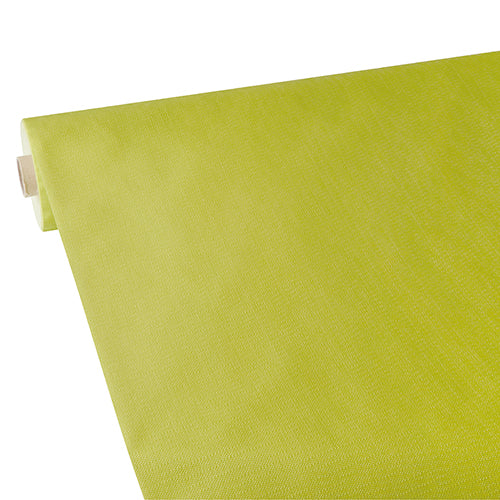 Papstar 2x Tischdecke, stoffähnlich, Vlies "soft selection plus" 25 m x 1,18 m limonengrün