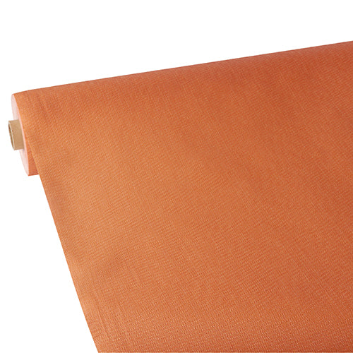 Papstar 2x Tischdecke, stoffähnlich, Vlies "soft selection plus" 25 m x 1,18 m nektarine