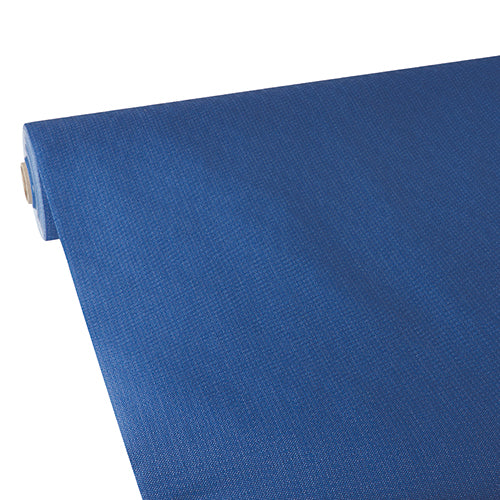 Papstar 2x Tischdecke, stoffähnlich, Vlies "soft selection plus" 25 m x 1,18 m dunkelblau