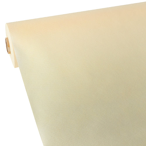 Papstar 2x Tischdecke, stoffähnlich, Vlies "soft selection" 40 m x 0,9 m creme
