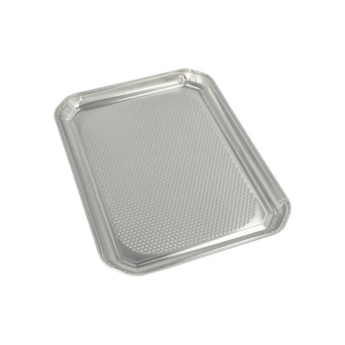 Papstar 20x 5 Servierplatten, Aluminium, Eckig, 35x26cm