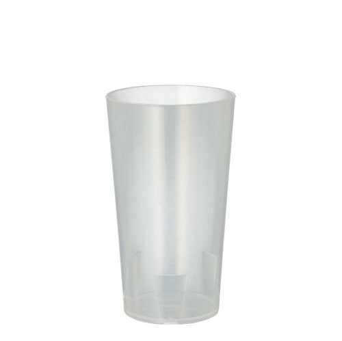 Papstar 20x 10 Mehrweg-Trinkbecher 0,2 l Ø 6,5 cm · 11,4 cm transluzent unzerbrechlich