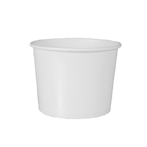 Papstar 10x 50 Suppenbecher, Pappe "To Go" rund 350 ml Ø 9,9 cm · 7 cm weiss