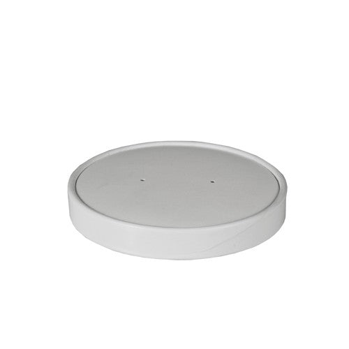 Papstar 10x 50 Deckel für Suppenbecher, Pappe "To Go" rund Ø 9,9 cm weiss