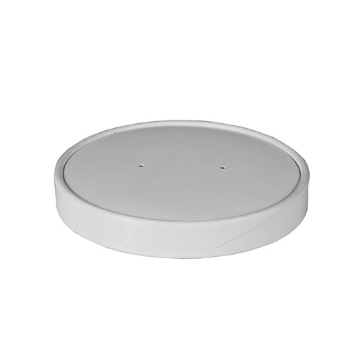 Papstar 10x 50 Deckel für Suppenbecher, Pappe "To Go" rund Ø 11,8 cm weiss
