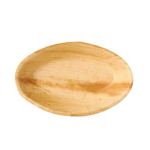 Papstar 100x Schalen, Palmblatt, Natur, Serie: Pure, 20x12,5x3cm