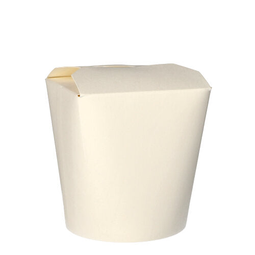 Papstar 10x 50 Pastaboxen, Pappe 950 ml 11 cm x 10,5 cm x 9,3 cm weiss