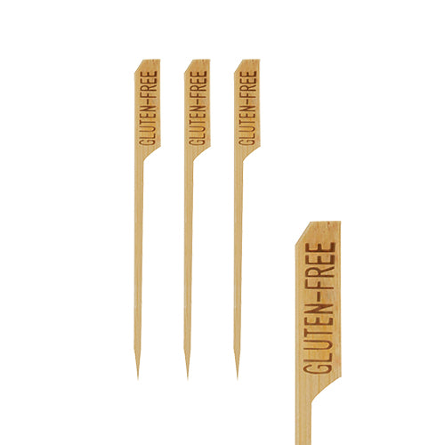 Papstar 6x 250 Fingerfood - Spieße "pure" 12 cm "GLUTEN-FREE"