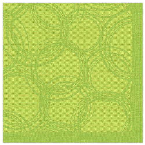 Papstar 250 Servietten "ROYAL Collection" 1/4-Falz 40 cm x 40 cm limonengrün "Bubbles"