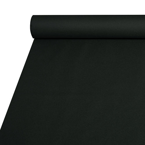 Papstar 2x Tischdecke, stoffähnlich, Airlaid 20 m x 1,2 m schwarz