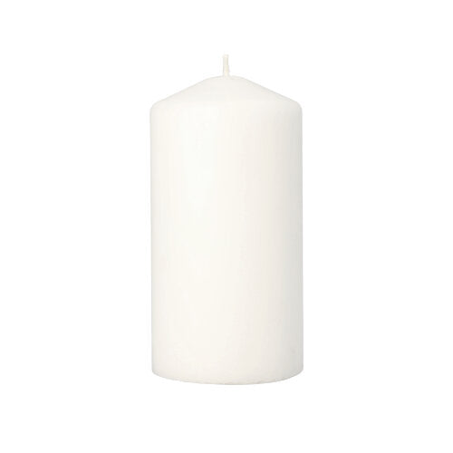 Papstar 6x Stumpenkerze Ø 80 mm · 150 mm weiss