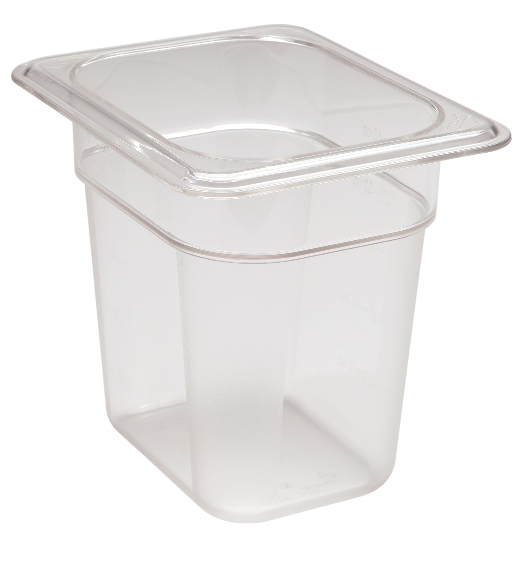 Cambro Camwear® Polycarbonat Gastronorm GN-Behälter GN1/8-150mm, Durchsichtig, 6 Stück im Karton - 86CW135