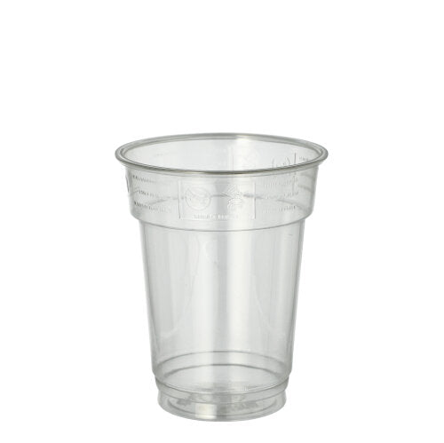 Papstar 1.000x Trinkbecher "Hurricane", PET, Transparent, Inhalt: 200ml, Durchmesser: 7,8cm, Höhe: 9,7cm