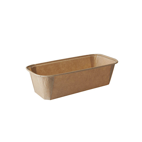 Papstar 8x 25 Backformen "pure" eckig 523 ml 5 cm x 8,5 cm x 18,8 cm braun