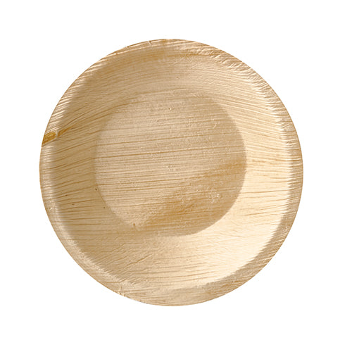 Papstar 100x Schalen, Palmblatt, Serie: PURE, Rund, Durchmesser: 15cm, Höhe: 3cm