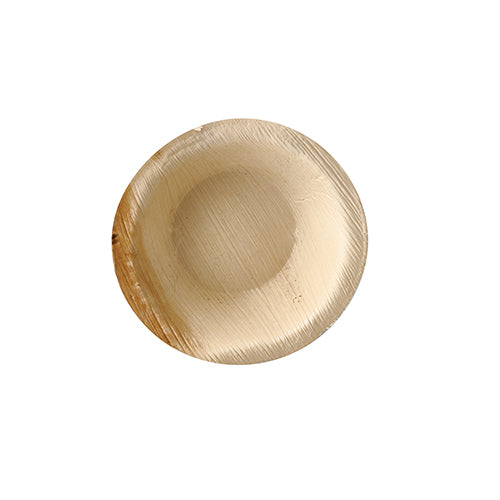 Papstar 100x Schalen, Palmblatt, Serie: PURE, Rund, Durchmesser: 10cm, Höhe: 3cm
