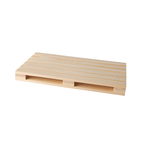 Papstar 30 Trays für Fingerfood, Material: Holz, Maße: 12x20x2cm