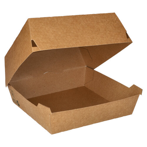 Papstar 225x Burgerboxen, Pappe, Braun, 18,5x18,5x9cm
