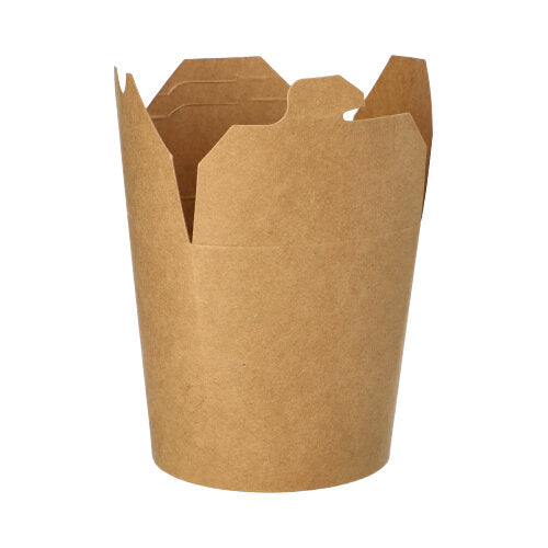Papstar 20x 25 Snackboxen, Pappe eckig 760 ml 9,8 cm x 10 cm x 8,8 cm braun