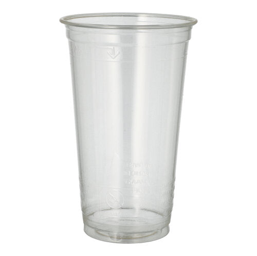 Papstar 16x 60 Kaltgetränkebecher, PLA "pure" 0,5 l Ø 9,5 cm · 15,14 cm glasklar