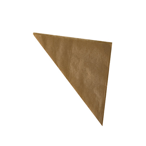 Papstar 1x 1000 Spitztüten, Pergament-Ersatz 27 cm x 19 cm x 19 cm braun Füllinhalt 125 g, fettdicht