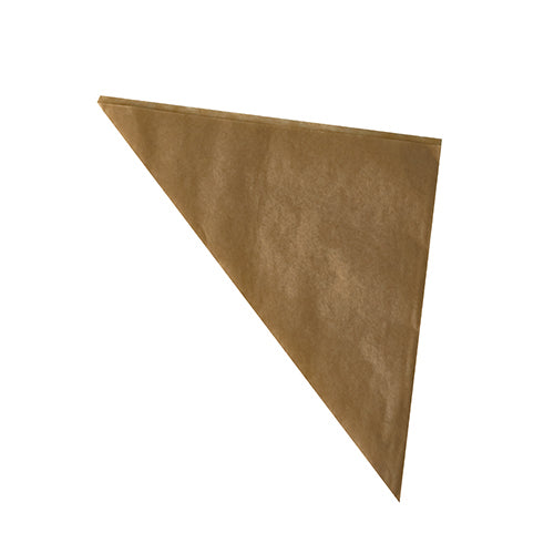 Papstar 1x 1000 Spitztüten, Pergament-Ersatz 32,5 cm x 23 cm x 23 cm braun Füllinhalt 250 g, fettdicht