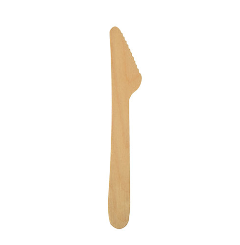 Papstar 15x 10 Messer, Holz, Serie: Pure, Länge: 16,5cm