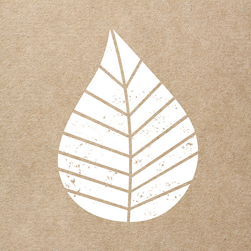 Papstar 10x 20 Servietten, 3-lagig 1/4-Falz 33 cm x 33 cm natur "Graphic Leaves"