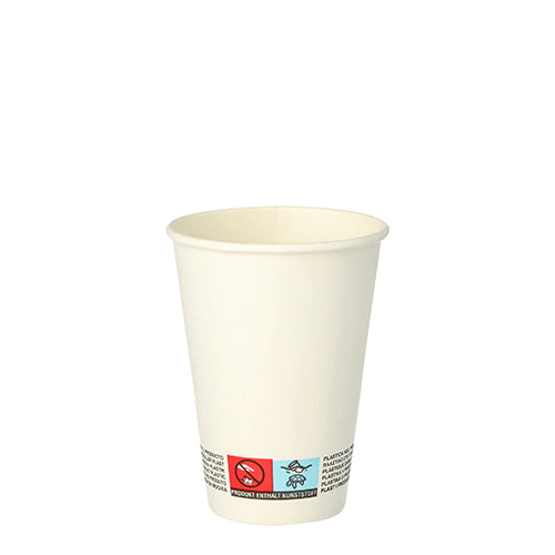 Papstar 20x 50 Automatenbecher, Pappe "To Go" 0,18 l Ø 7 cm · 9,2 cm weiss