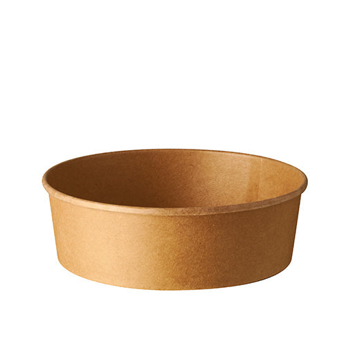 Papstar Salatschalen, Pappe rund 500 ml Ø 15 cm · 4,6 cm braun