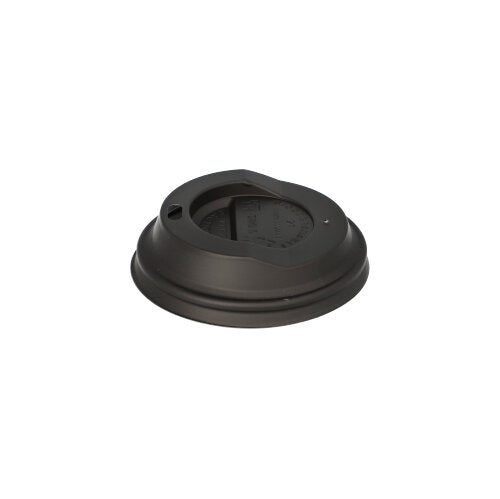 Papstar 20x 50 Dom-Deckel, C-PLA rund Ø 8 cm · 2,1 cm schwarz