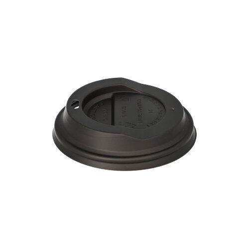 Papstar 20x 50 Dom-Deckel, C-PLA rund Ø 9 cm · 2,1 cm schwarz