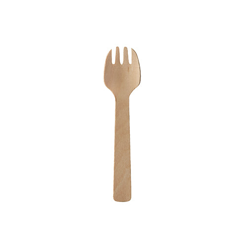 Papstar 1000 Gabeln, Material: Holz, Serie: Pure, 10 cm