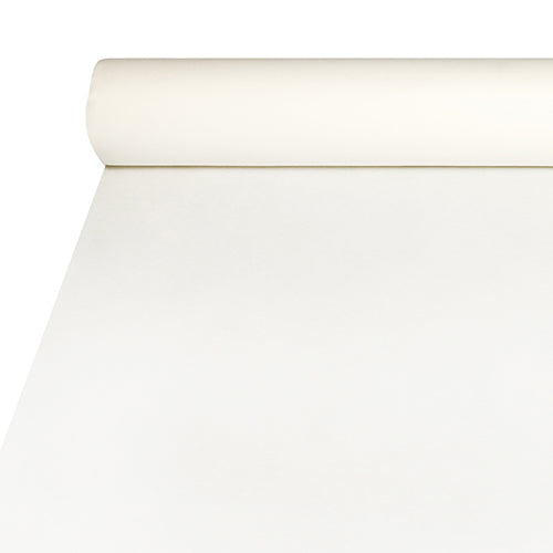 Papstar 1x Tischdecke, stoffähnlich, Airlaid 20 m x 1,2 m weiss