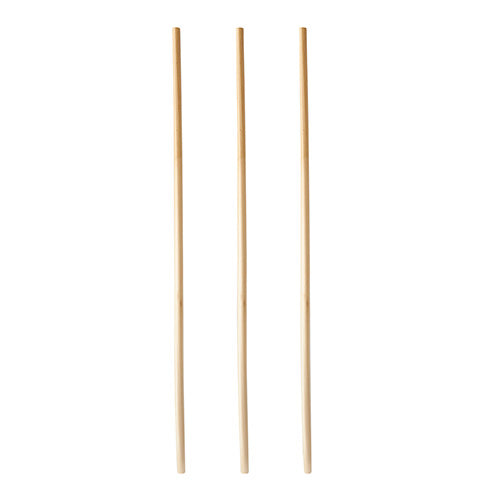 Papstar 10x 150 Trinkhalme, Stroh "pure" Ø 4 mm · 23 cm