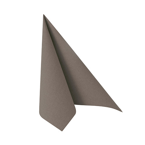 Papstar 280 Servietten "ROYAL Collection" 1/4-Falz 25 cm x 25 cm grau