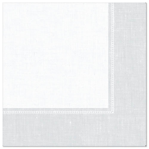 Papstar 250 Servietten "ROYAL Collection" 1/4-Falz 40 cm x 40 cm weiss "Linum"