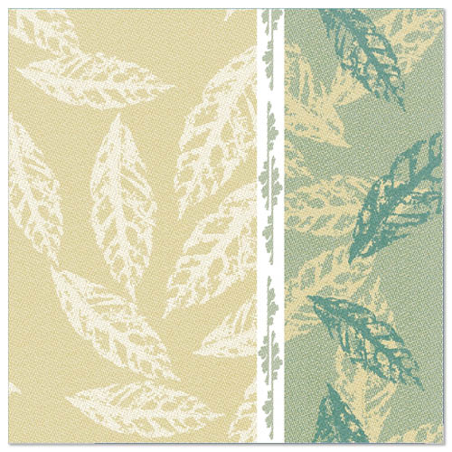 Papstar 250 Servietten "ROYAL Collection" 1/4-Falz 40 cm x 40 cm grün "Autumn"