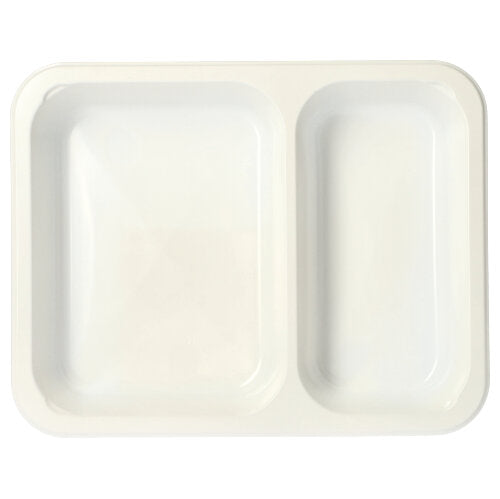 Papstar 10x 50 Mikrowellenschalen, PP 2-geteilt 866 ml 3,2 cm x 22,7 cm x 17,8 cm weiss