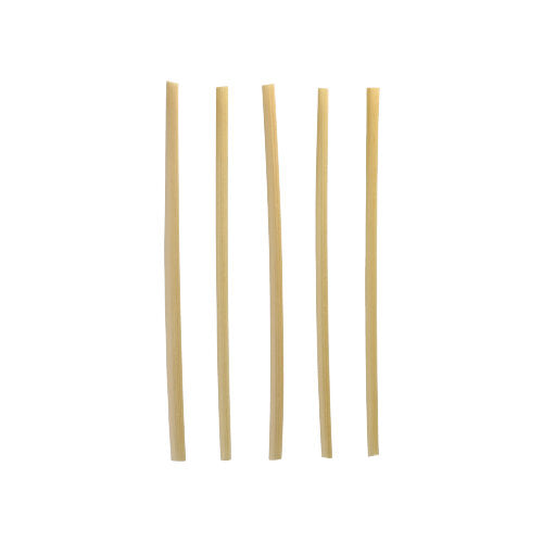 Papstar 8x 250 Cocktail Trinkhalme, Stroh "pure" Ø 4 mm · 15 cm