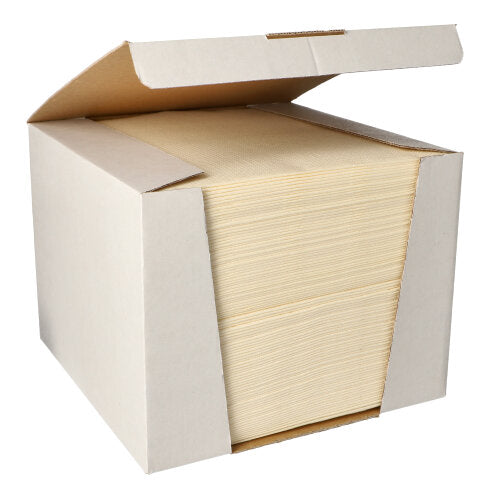 Papstar 100 Servietten "ROYAL Collection" 1/4-Falz 40 cm x 40 cm champagner